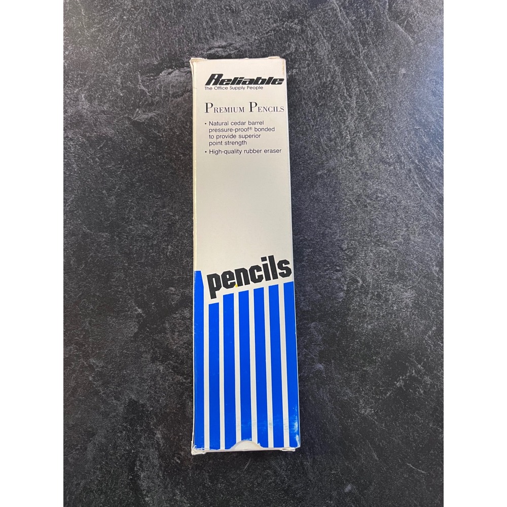 Reliable Premium Pencils Natural Cedar Barrel High Quality Eraser 12‎ Count Box